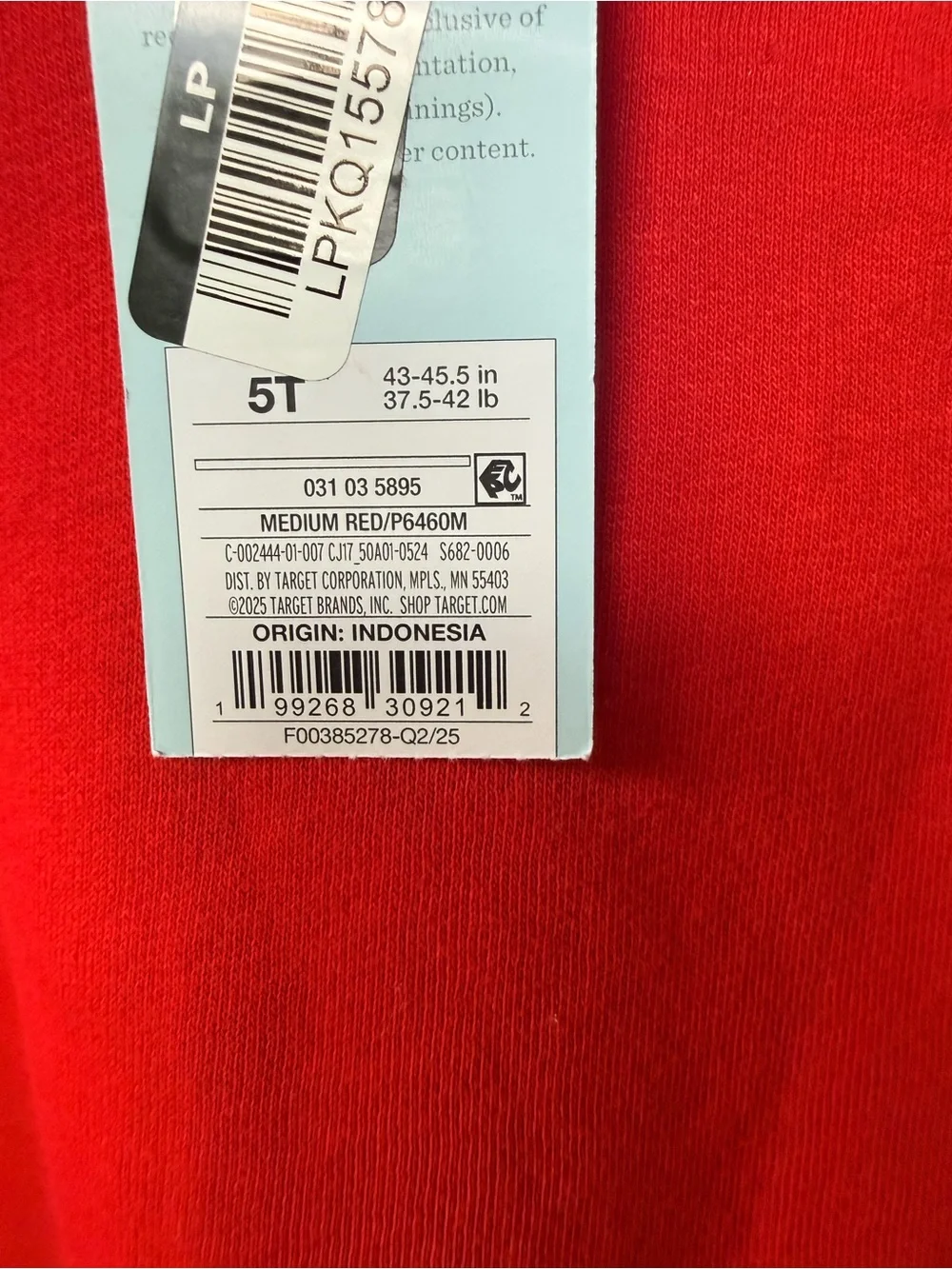 Cat & Jack Toddler 5T Very Merry Christmas Sweatshirt Red Holiday Pullover NWT